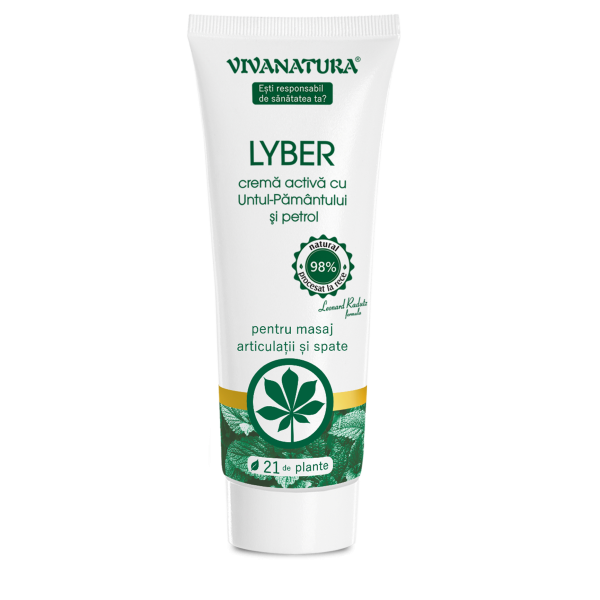 Lyber – crema activa cu Untul Pamantului si Petrol - 250 ml – Leonard Radutz Formula – VivaNatura