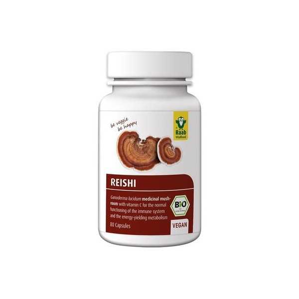 Reishi extract bio 400mg 80 capsule 32g Raab
