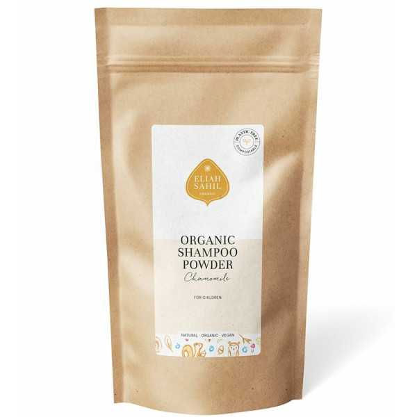 Sampon pudra pentru copii cu musetel ecologic 250g - refill Eliah Sahil