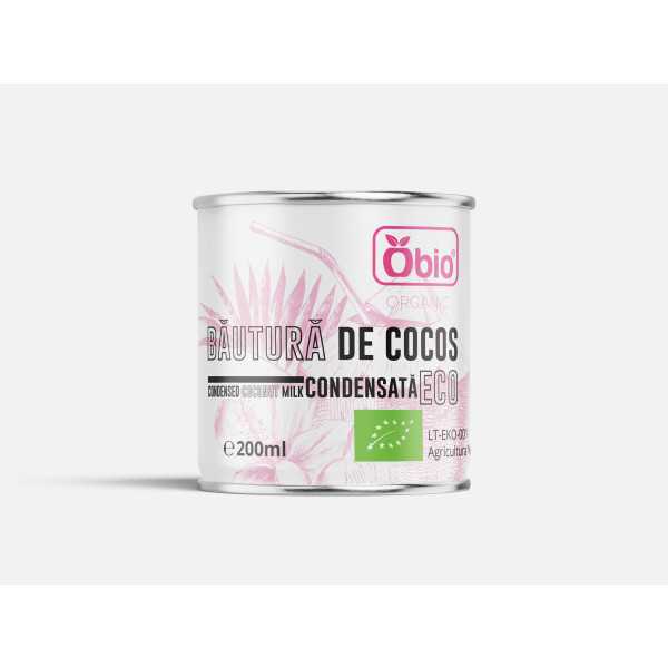 Bautura de cocos condensat bio 200ml Obio