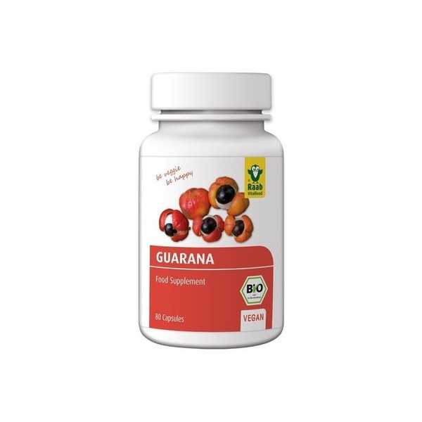 Guarana bio 500mg 80 capsule 40g Raab