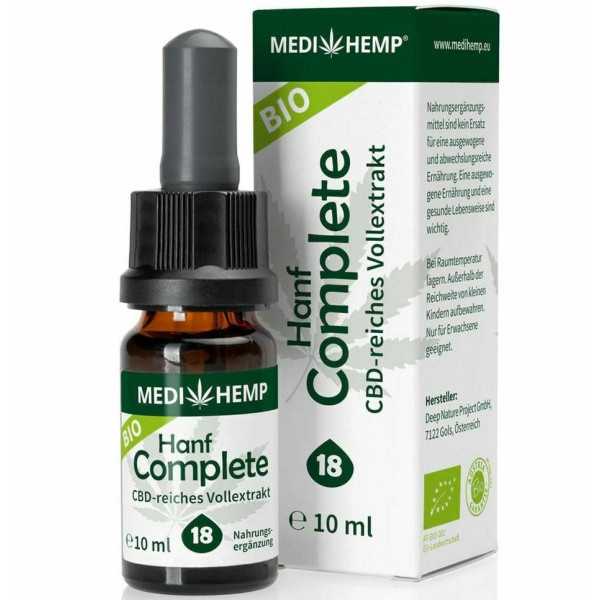 Hemp complete 18% cbd bio 10ml Medihemp