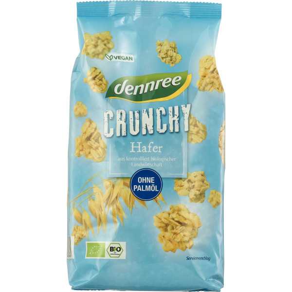 Cereale crunchy cu ovaz bio 750g Dennree