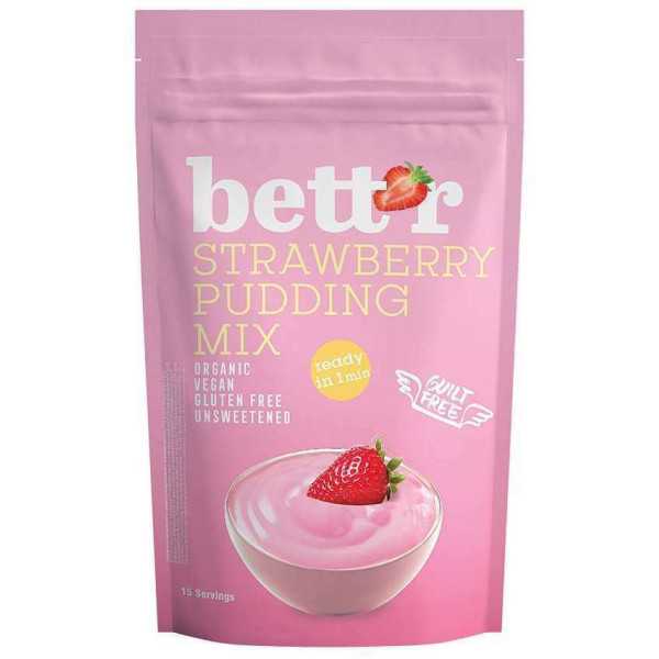 Mix pentru budinca cu capsuni bio  150g Bettr