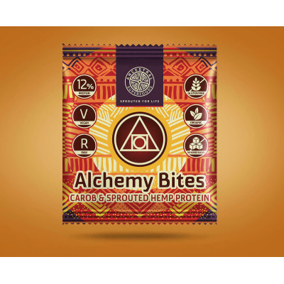 Gustare cu carob si canepa...