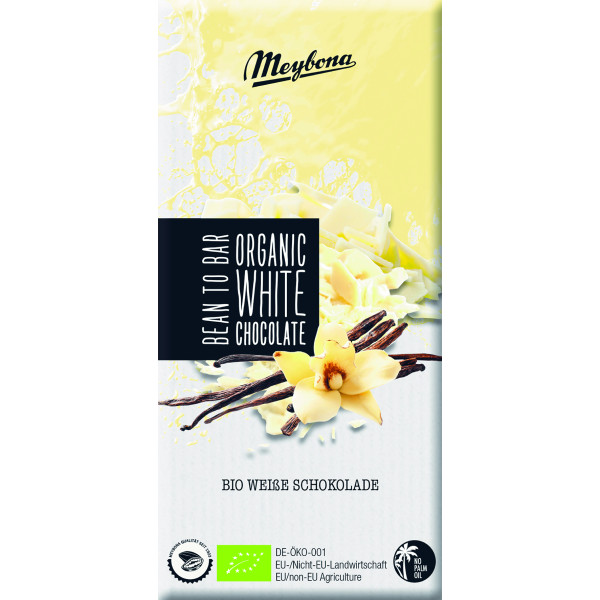 Ciocolata alba bio 100g Meybona