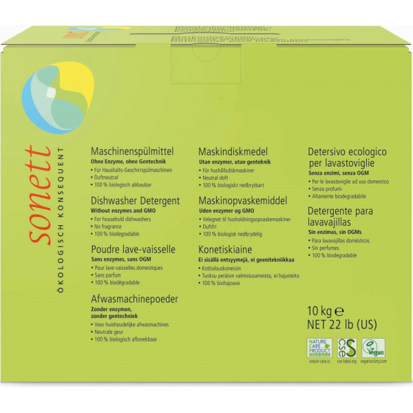 Detergent praf pentru masina de spalat vase ecologic 10kg Sonett