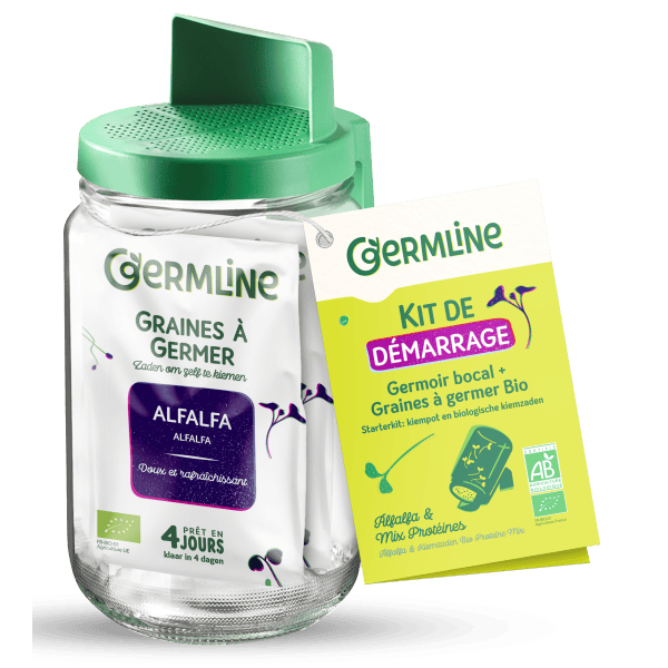 Germinator tip borcan cu protectie la scurgerea apei Germline