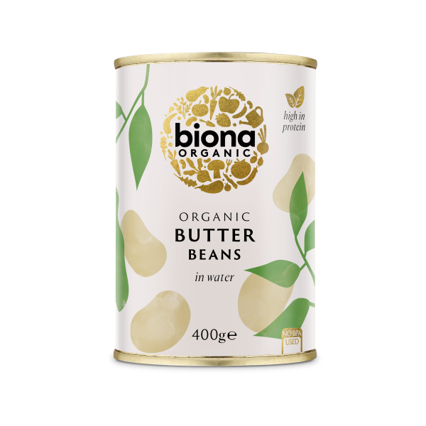 Fasole alba uriasa la conserva bio 400g Biona