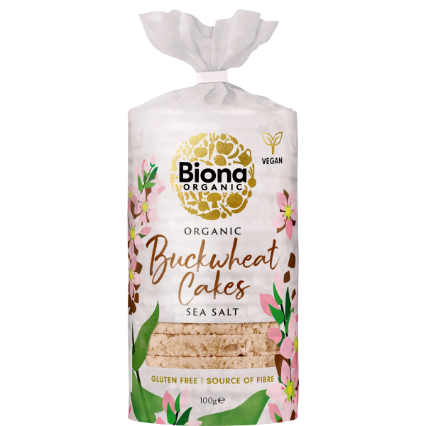 Rondele din hrisca expandata cu sare bio 100g Biona