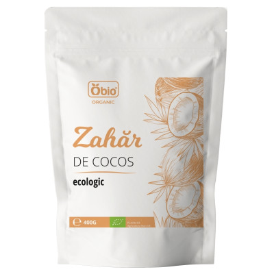 Zahar de cocos bio 400g Obio