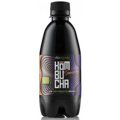 Kombucha cu capsuni bio...