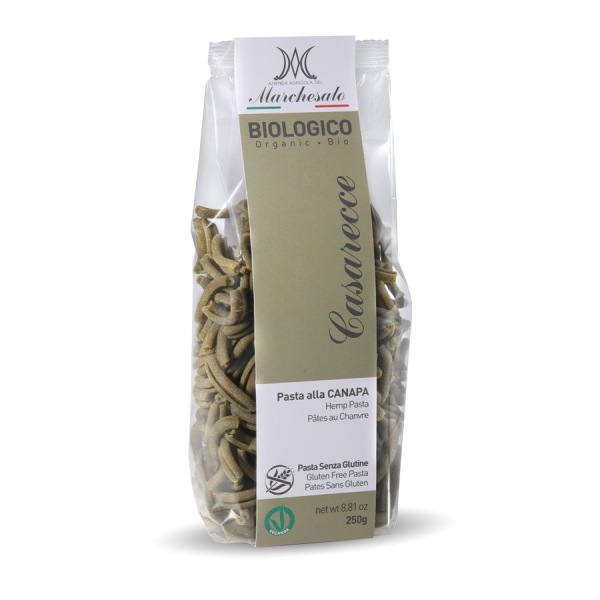 Paste casarecce cu canepa bio 250g Marchesato