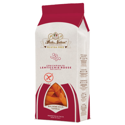 Penne din linte rosie bio...