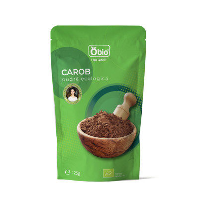 Carob pudra bio 125g Obio