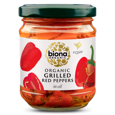 Ardei rosii la gratar in...