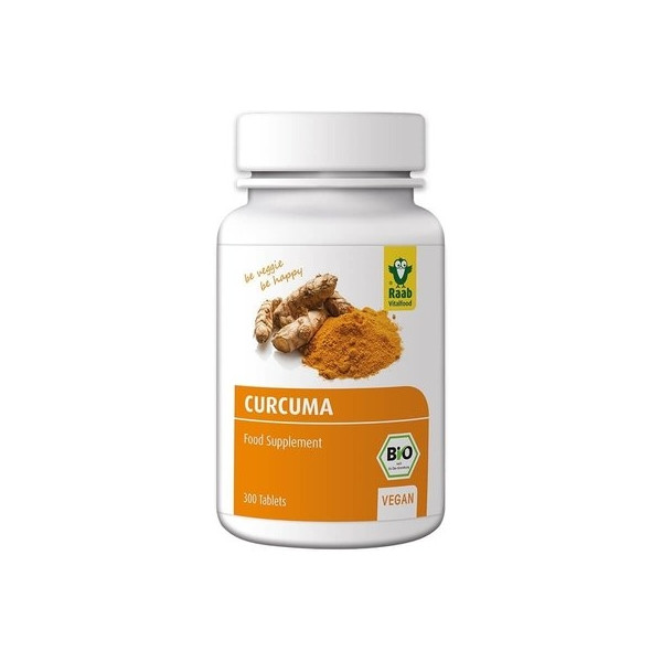 Turmeric  bio 300mg 300 tablete 90g Raab