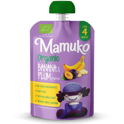 Piure de banane si prune...
