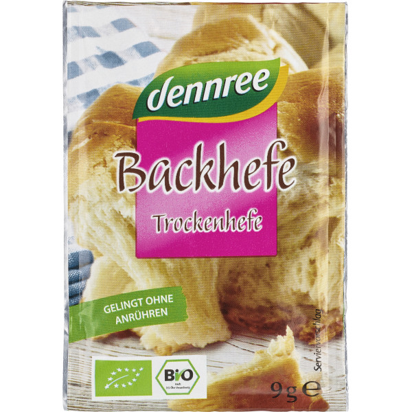 Drojdie uscata activa bio 3buc x 9g 27g Dennree