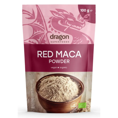 Maca rosie pulbere bio 100g...
