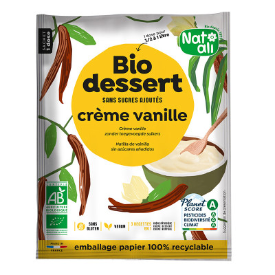 Desert crema cu vanilie bio...