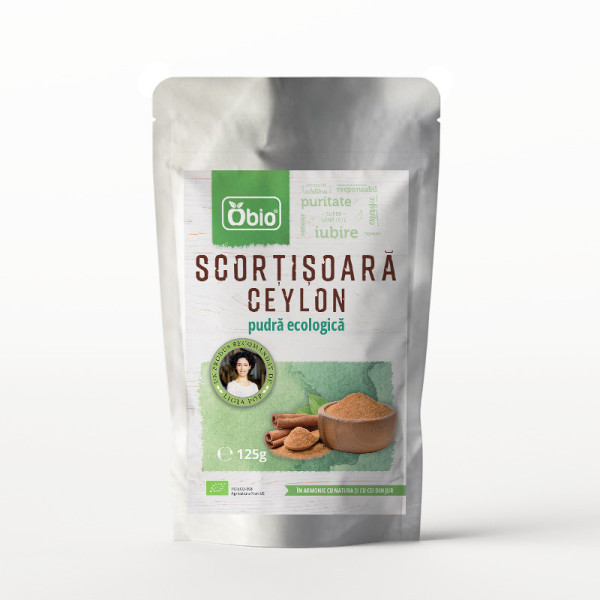 Scortisoara ceylon pudra bio 125g Obio