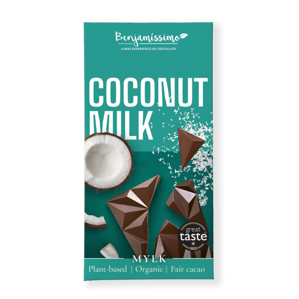 Ciocolata cu cocos bio 60g Benjamissimo