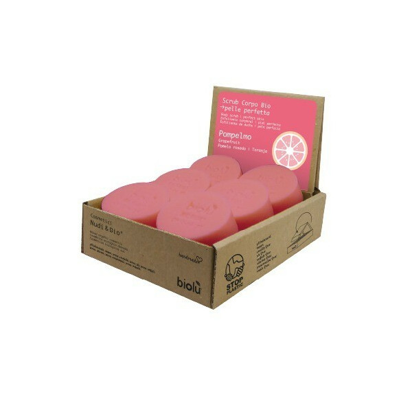 Scrub solid cu grapefruit ecologic 12 buc x 55g Biolu