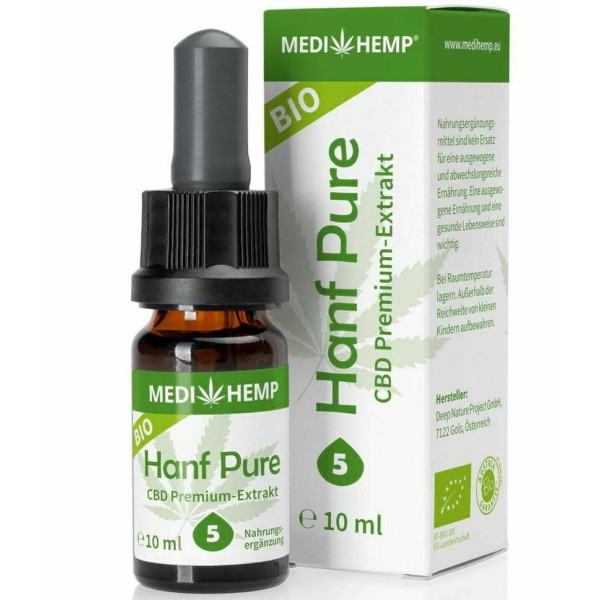 Hemp pure 5% cbd bio 10ml Medihemp