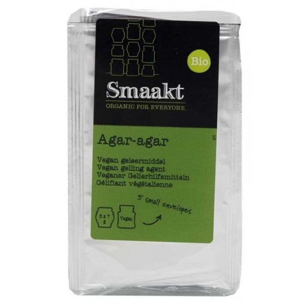 Agar agar pudra bio 5 plicuri x 7g Smaakt