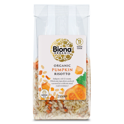 Risotto cu dovleac bio 210g...
