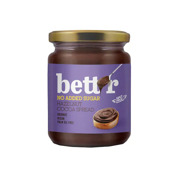 Crema de alune de padure si cacao bio 250g Bettr