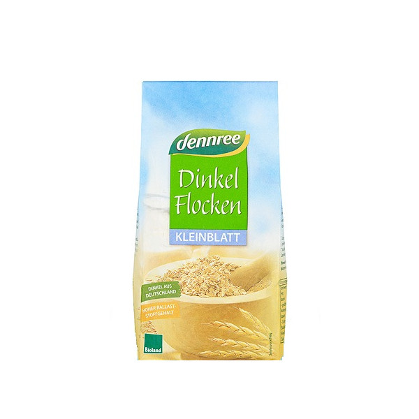 Fulgi de spelta fini bio 500g Dennree