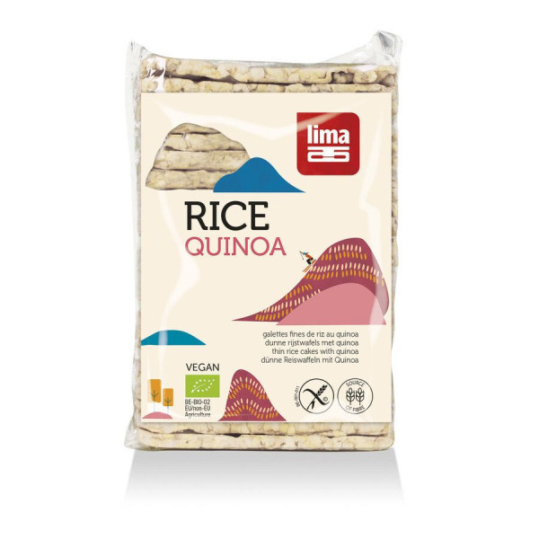 Rondele de orez expandat cu quinoa bio 130g Lima