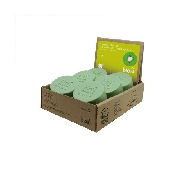 Sampon solid cu kiwi ecologic 12 buc x 55g Biolu