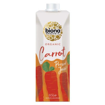 Suc de morcovi bio 500ml Biona