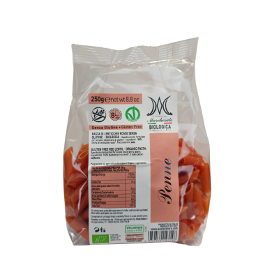 Penne din linte rosie bio...
