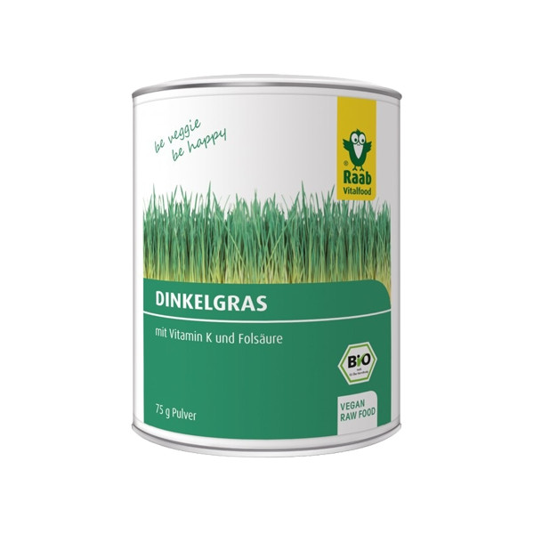 Iarba de grau pudra bio 75g Raab