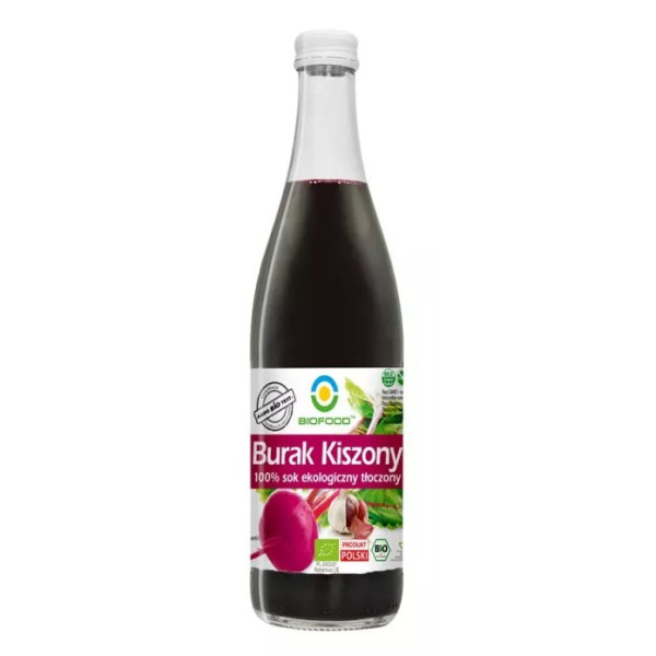 Suc de sfecla rosie lactofermentata bio 500ml Biofood