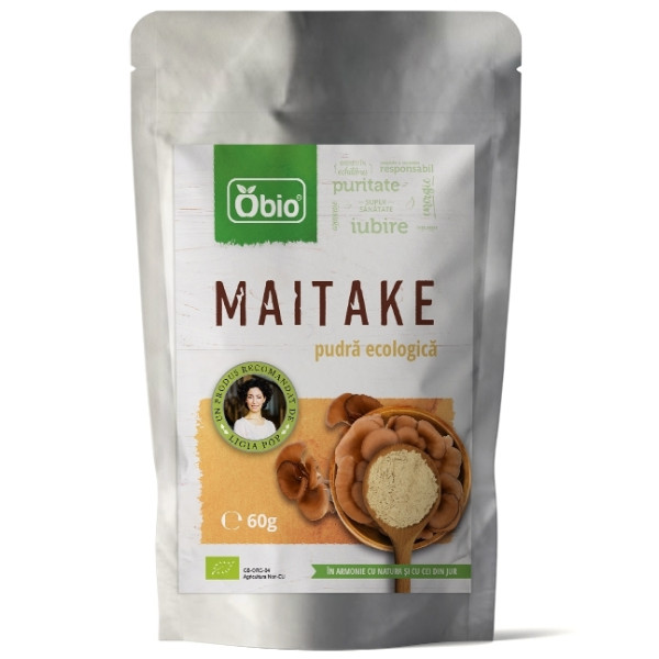 Maitake pudra bio 60g Obio