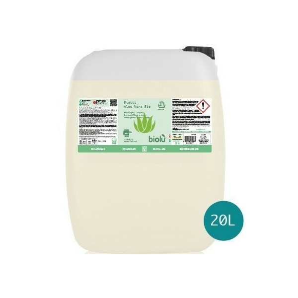 Detergent pentru spalat vase cu aloe vera ecologic 20l Biolu