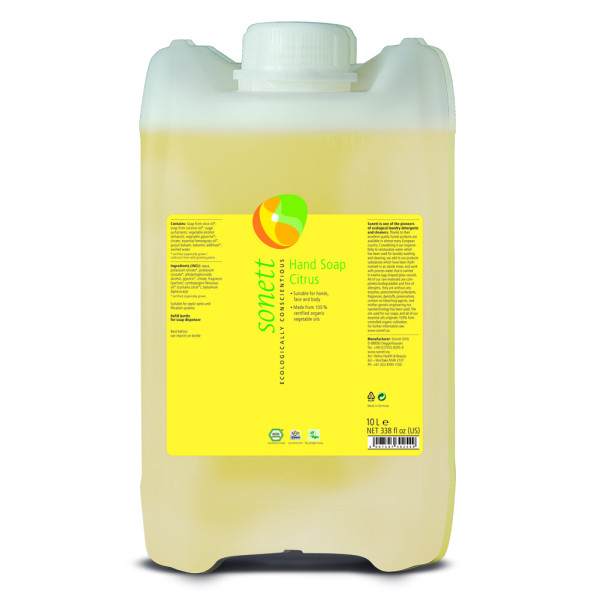 Sapun lichid pentru maini cu citrice ecologic 10l Sonett