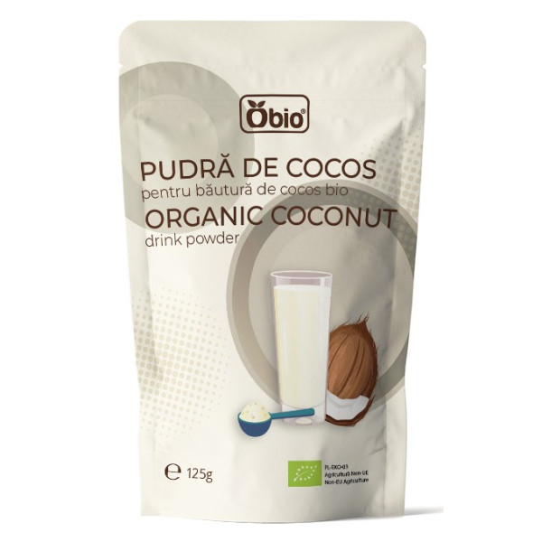 Bautura de cocos pudra bio 125g Obio