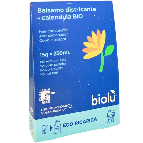 Balsam de par cu galbenele pudra - refill ecologic 15g Biolu