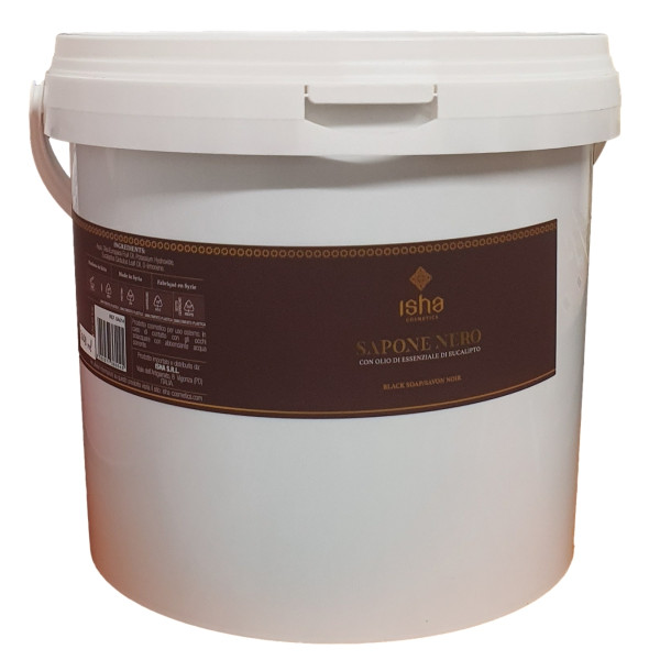 Sapun negru african cu eucalipt 5l Isha