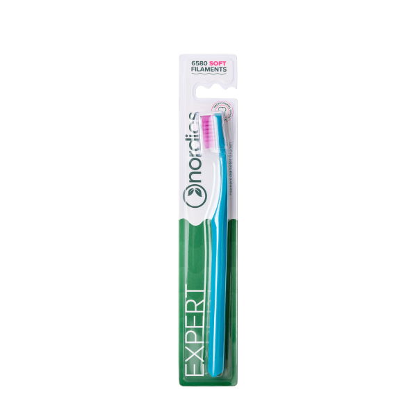 Periuta de dinti Expert Curve 6580 filamente - moale - turcoaz Nordics