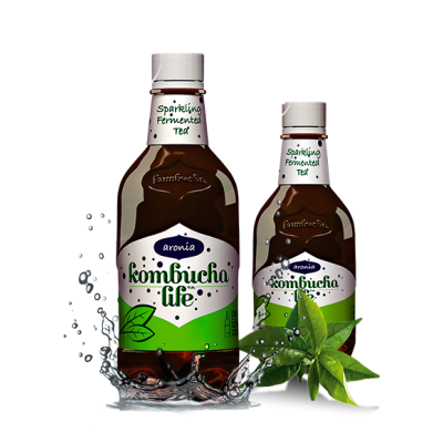 Kombucha cu aronia 500ml...
