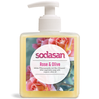 Sapun lichid cu trandafir...