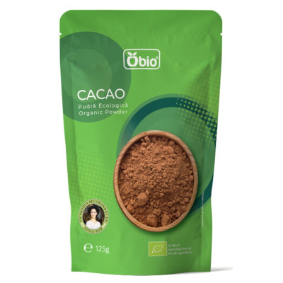 Cacao pudra bio 125g Obio