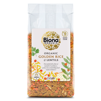 Orez auriu si linte bio...